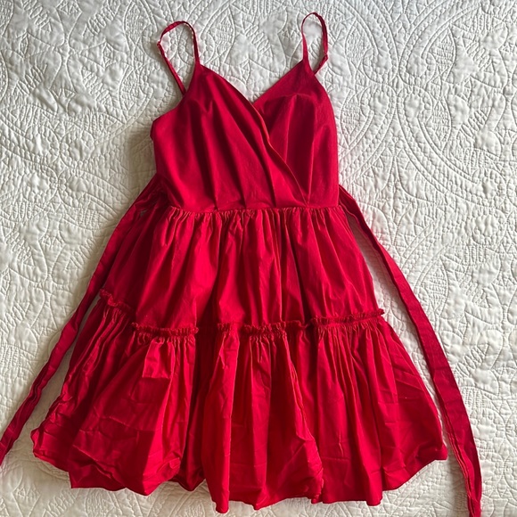 Red mini dress - Picture 3 of 4